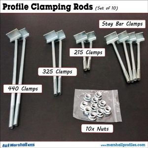 Building Profile Clamping Rods