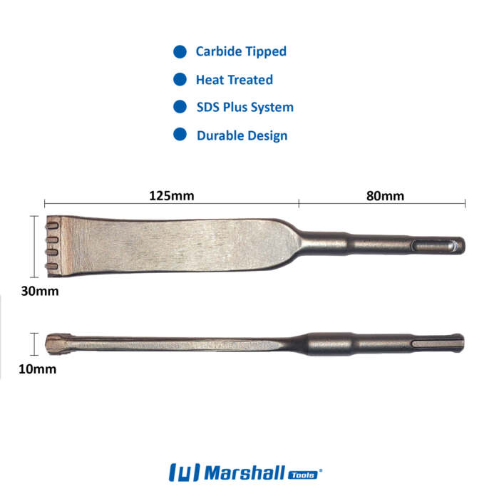 Marshall SDS Plus Brick Removal Chisel - Image 2